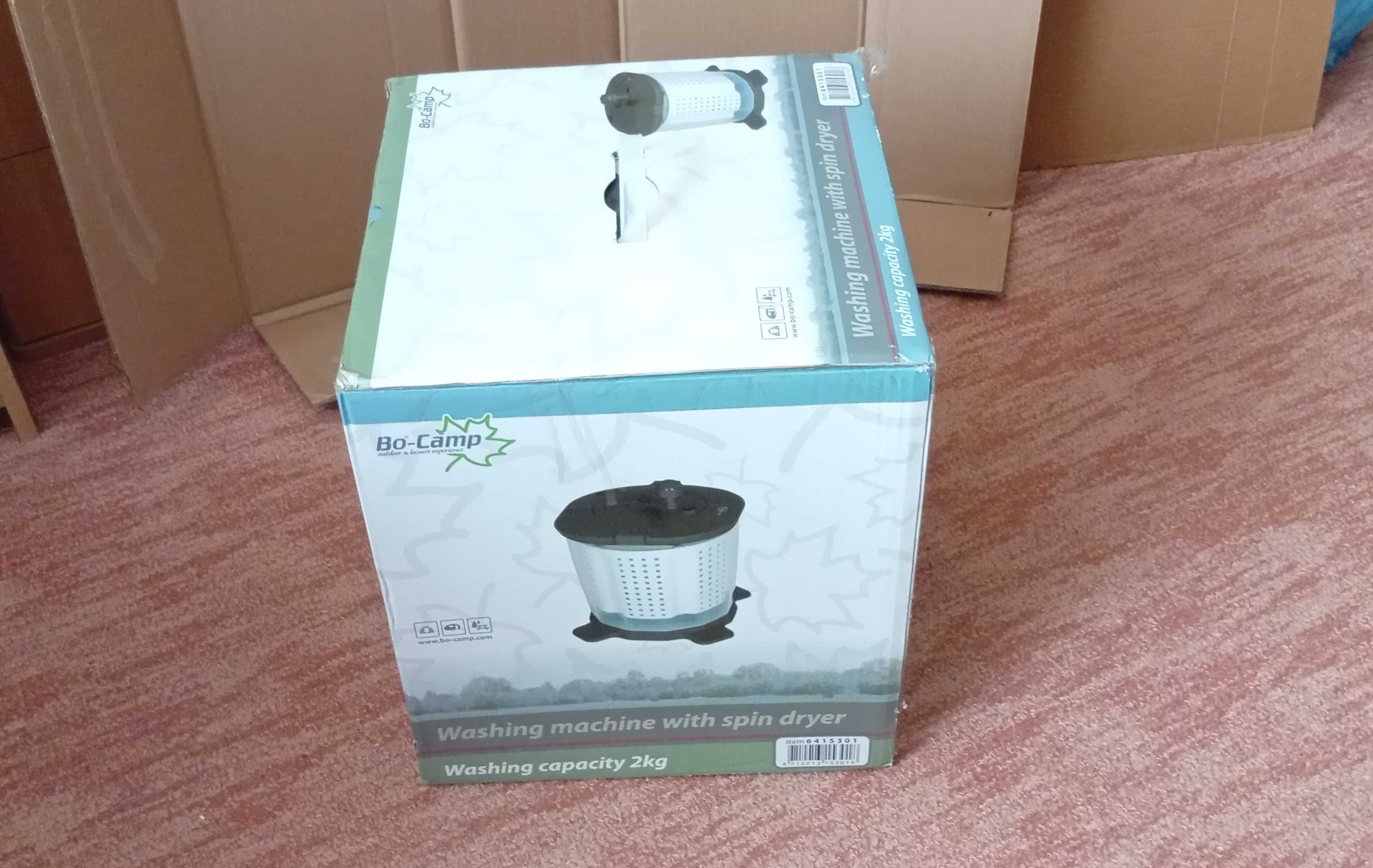 Masina de spalat rufe portabila camping cu centrifuga
